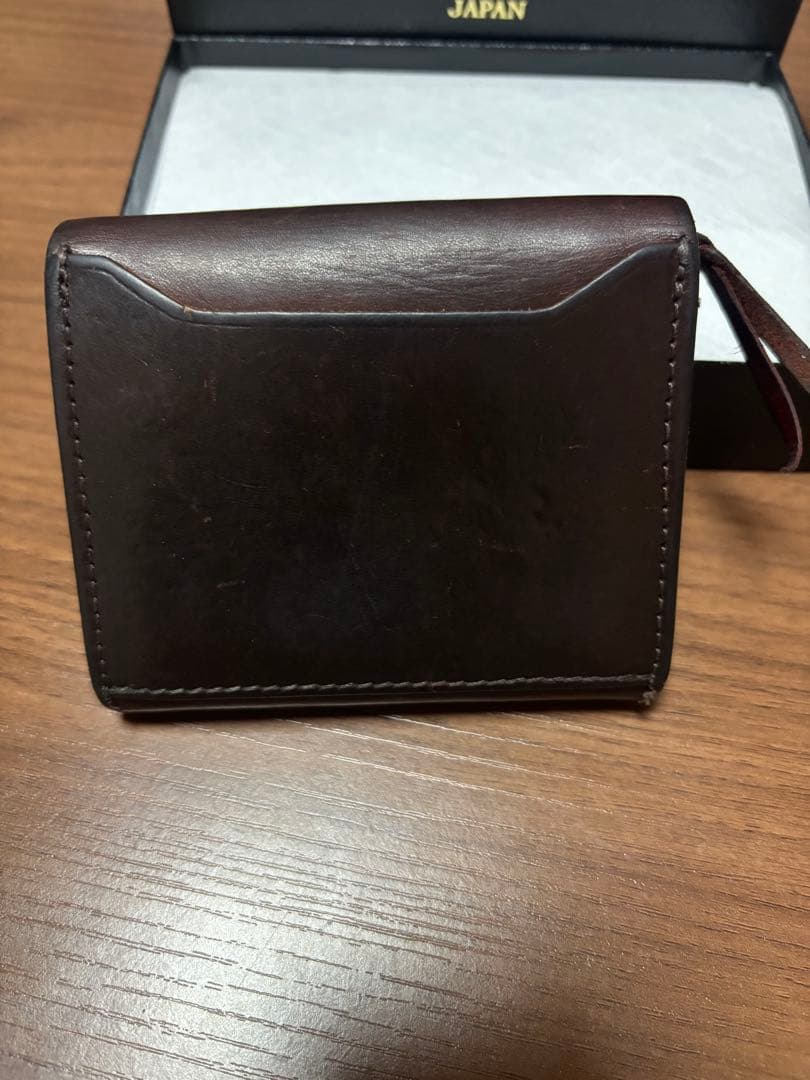 LARRY SMITH ブラウン 二つ折り財布