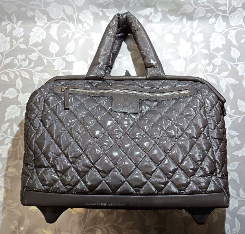 CHANEL シャネル コココクーン キャリーバッグ ナイロン
