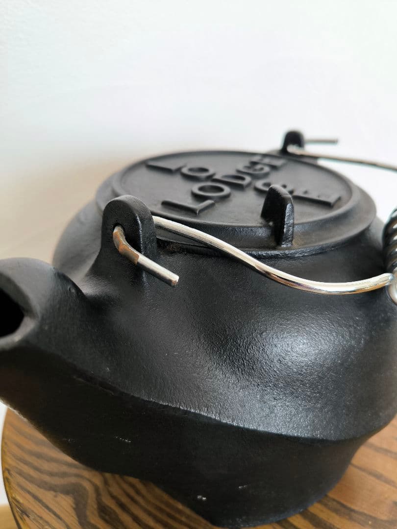 希少 ロッジ ティーケトル 4TK2 LODGE クロスワード ビンテージ