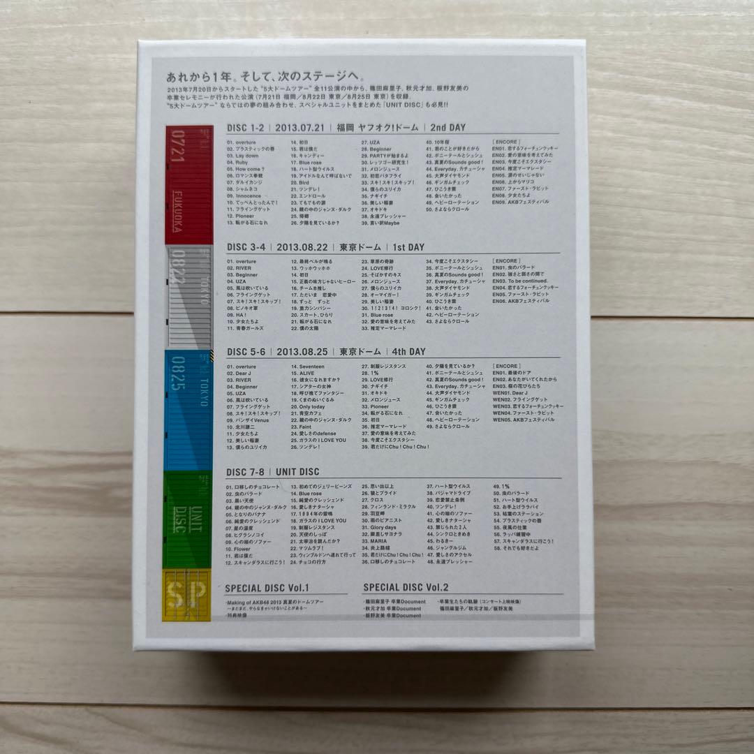 AKB48 真夏のドームツアースペシャルBOX 板野友美卒業コンサート