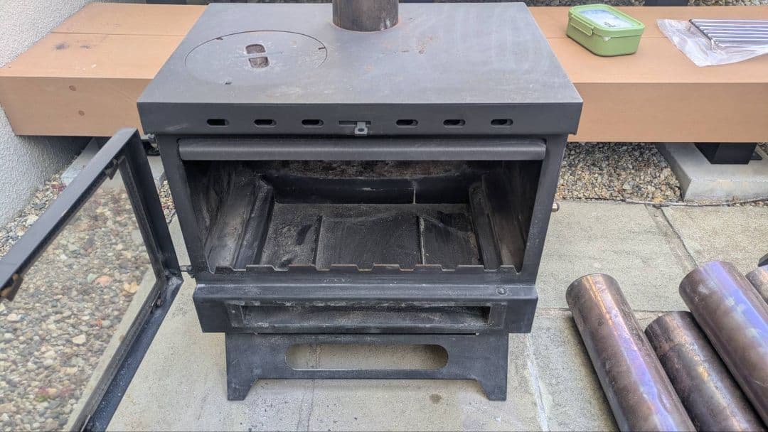 LandField 薪ストーブ＋追加煙突1本　ランドフィールド　　二次燃焼