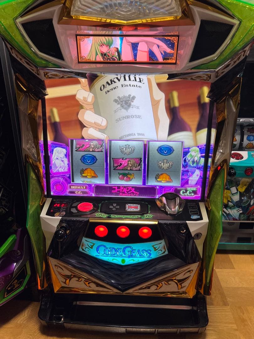 パチスロ実機コードギアスR2 C.C.ver 訳あり