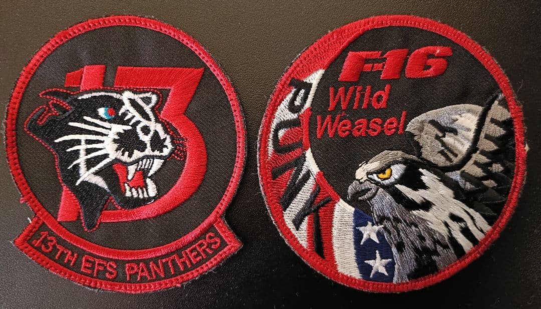 米空軍 13TH F-16 PANTHERS WW フルパッチ 三沢離日