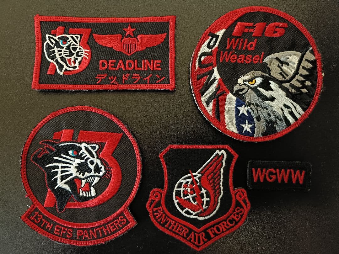 米空軍 13TH F-16 PANTHERS WW フルパッチ 三沢離日