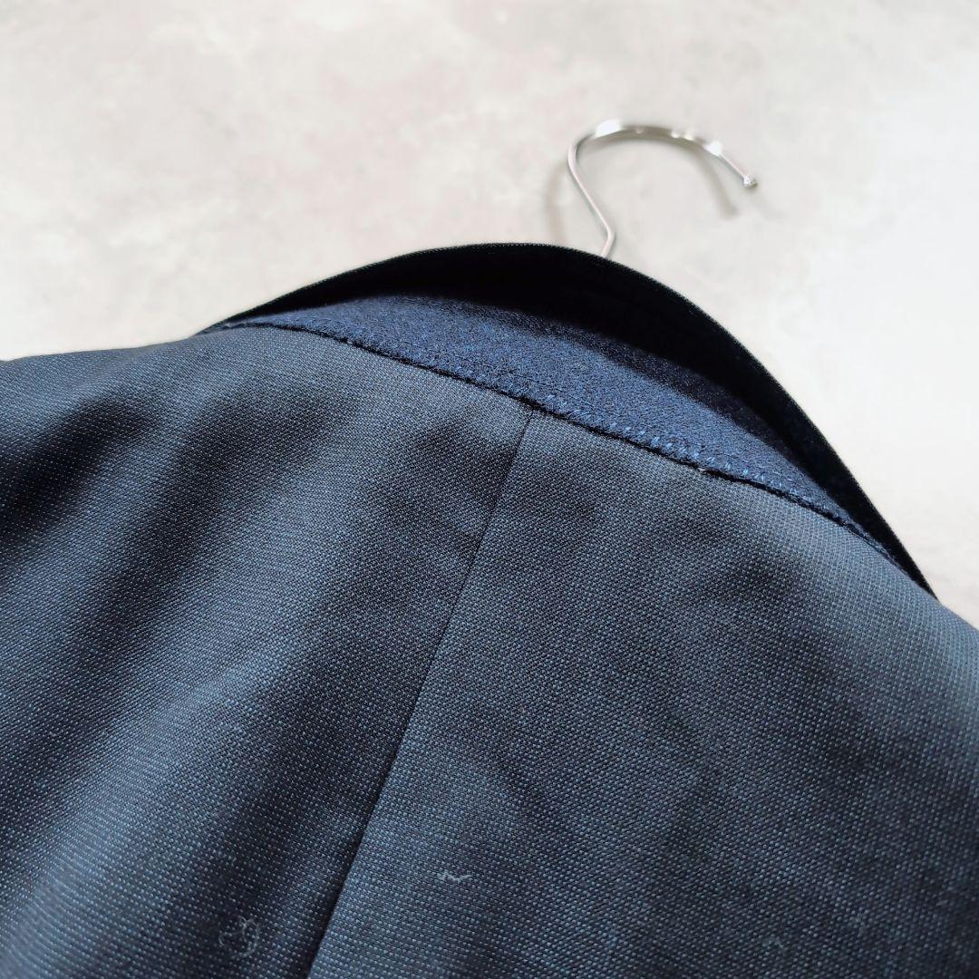 【極美品】ゼニア×ミツミネ　高級　イタリア製生地　ネイビー　L　春スーツ　式典