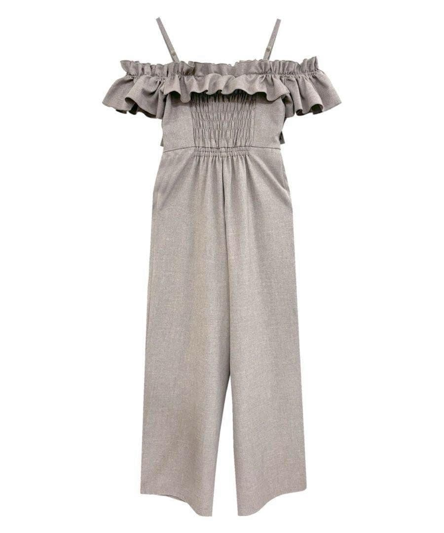 【新品タグ付き】ロゼミューズ offshoulder frills romper
