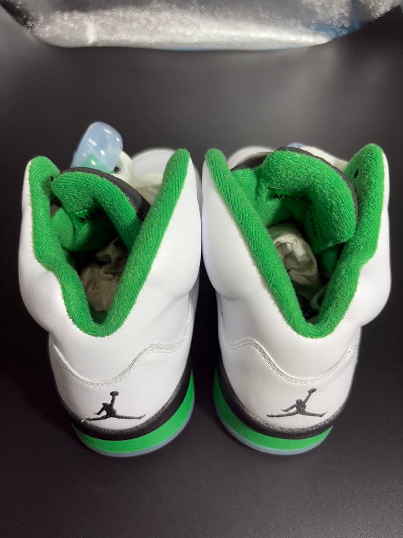 エアジョーダン 5 レトロ　未使用24.5cm ホワイト/グリーン