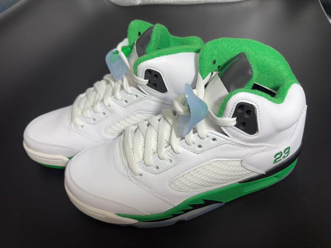 エアジョーダン 5 レトロ　未使用24.5cm ホワイト/グリーン