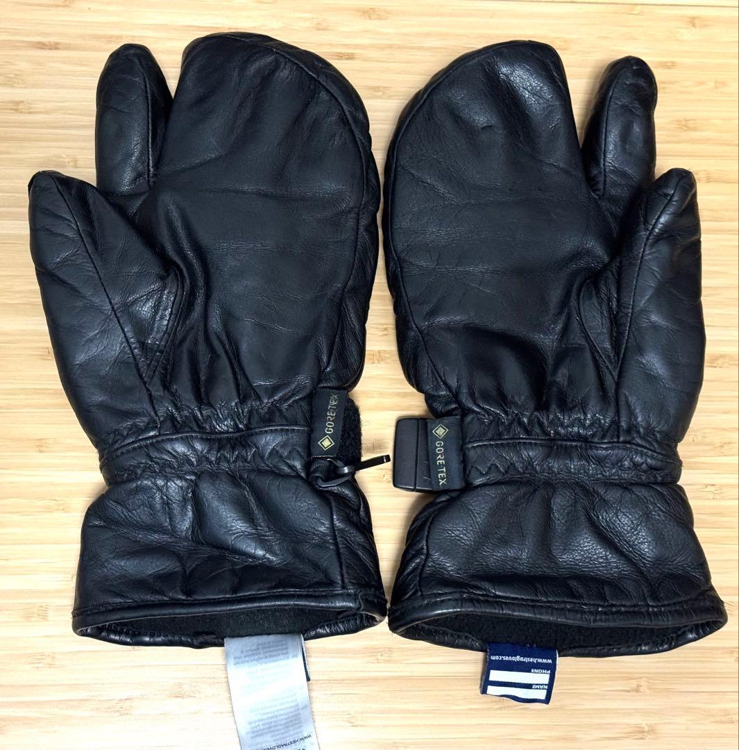 p*.様 HESTRA 3-FINGER GTX FULL LEATHER 黒
