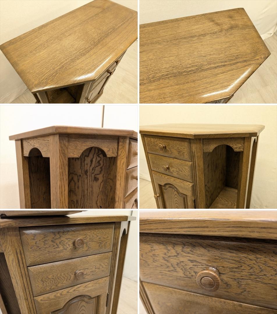 美品　山室家具　旭川家具　エスポアール　ホールキャビネット　コンソール　収納棚