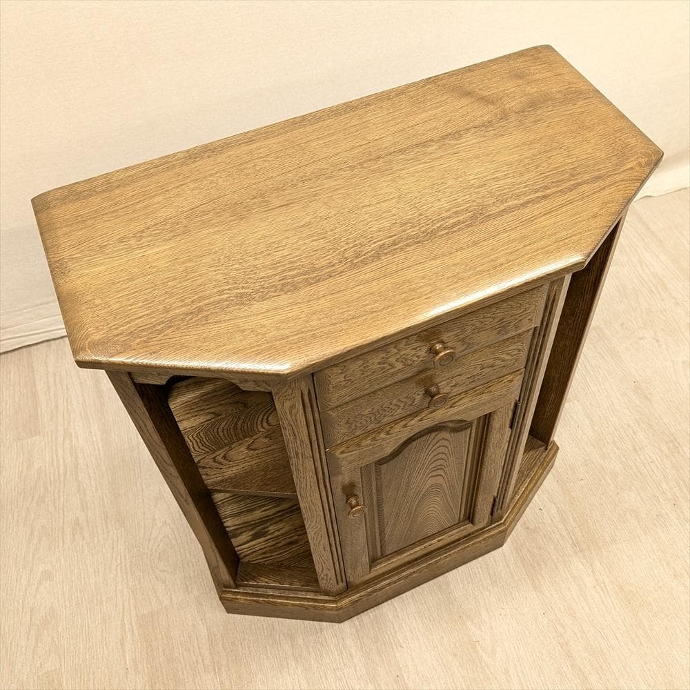 美品　山室家具　旭川家具　エスポアール　ホールキャビネット　コンソール　収納棚