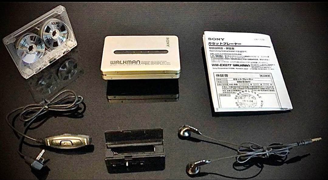 カセットウォークマンSONY WM-EX677「整備済み、完動美品」
