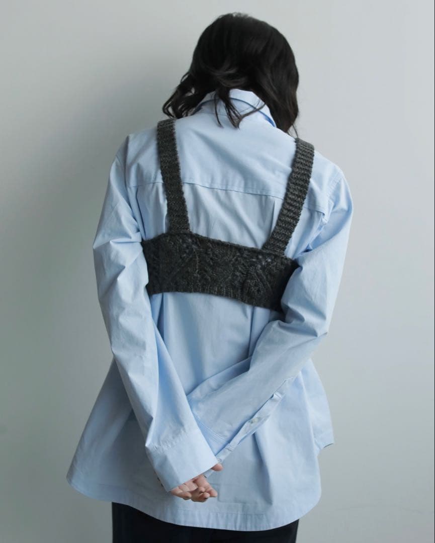 anuke ✴︎ Cable Knit Bustier