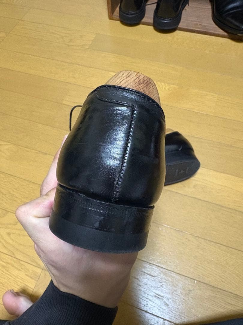 Alden オールデン 54411 Vチップ カーフ ブラック サイズ7 B/D