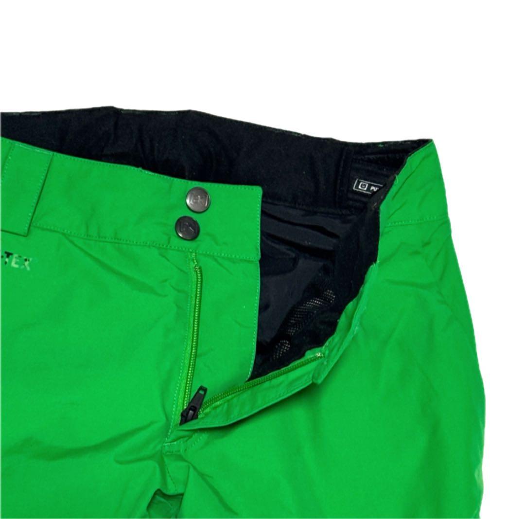 バートンＡＫ ゴアテックス スノーパンツ 緑 ＸＳ 防水透湿 高機能 立体裁断