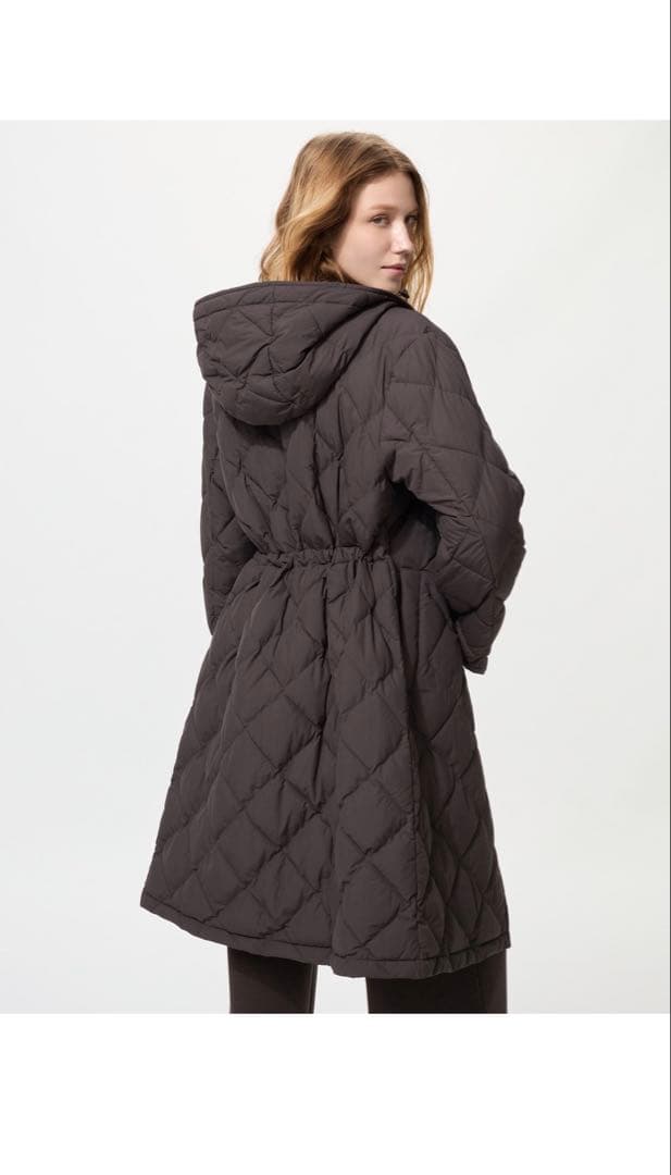 UNIQLO パフテックロングコートリラックスフィット　黒　Mサイズ