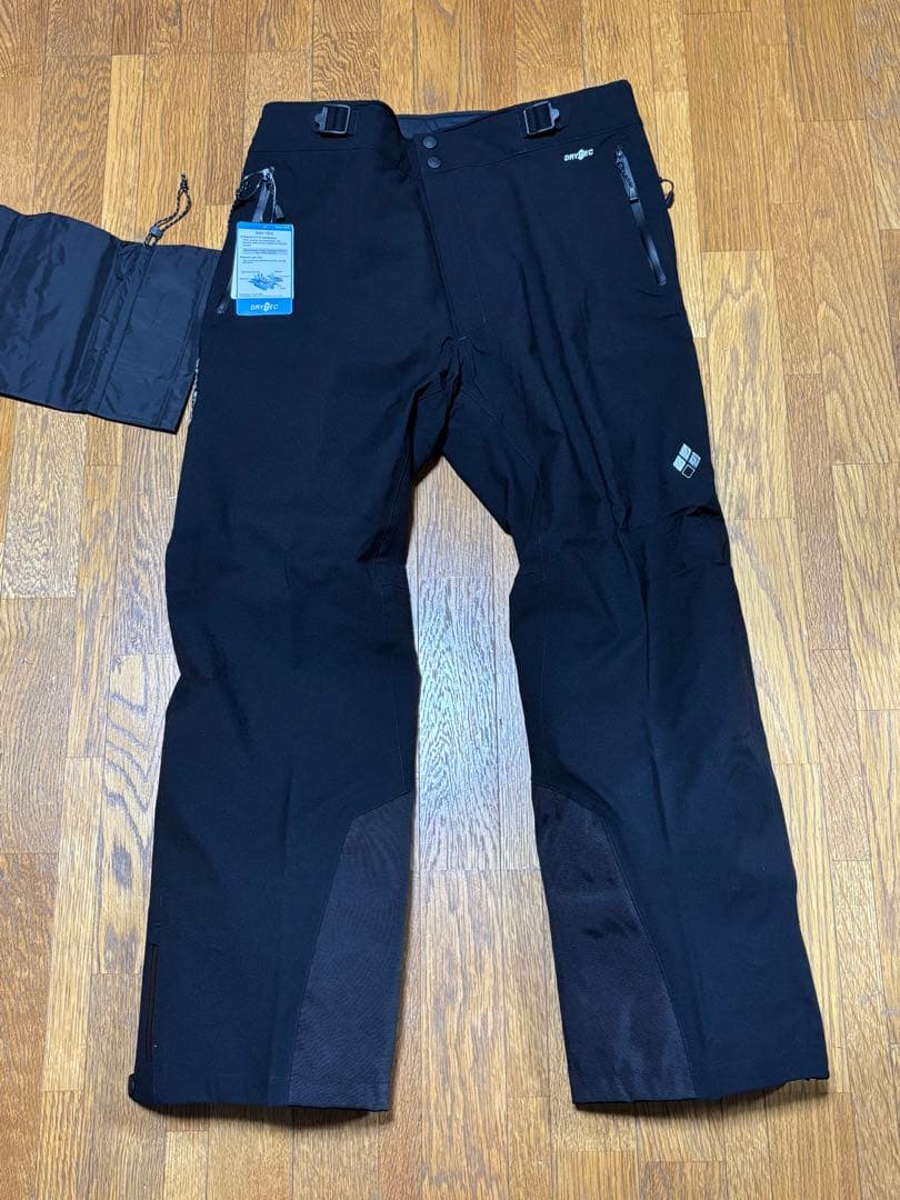 【新品】モンベル ドライテックインシュレーテッドパンツ ブラック サイズL-S