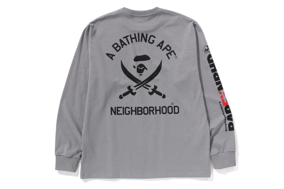 トップス A BATHING APE 25ss NEIGHBORHOOD L/S TEE