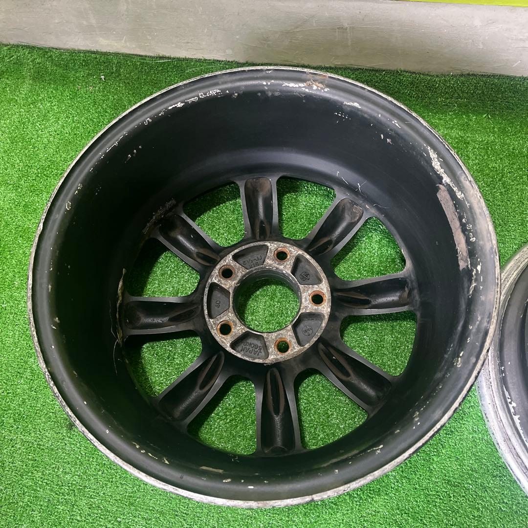 ブラックレーシング　8スポーク　2本 送料込み