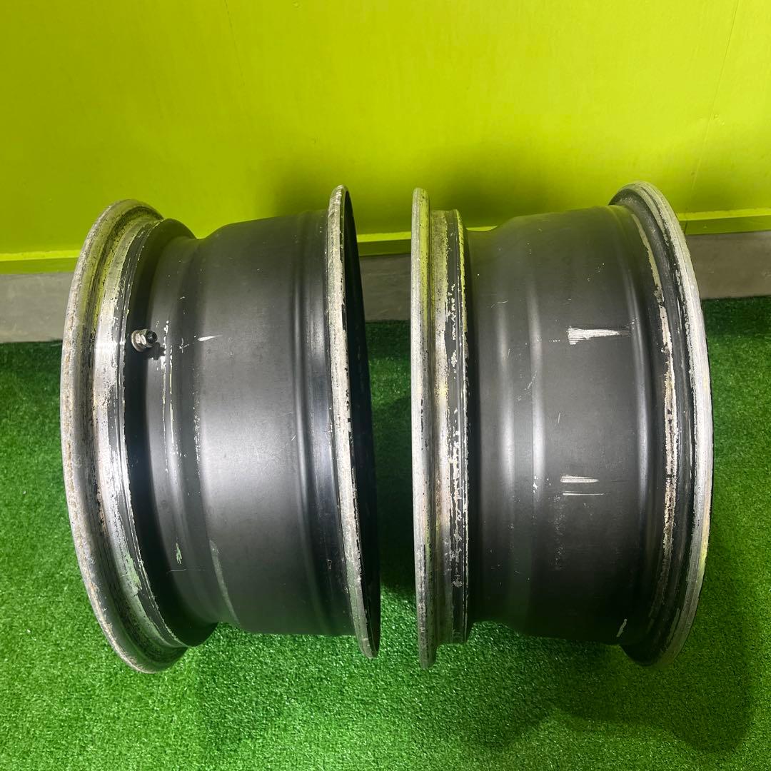 ブラックレーシング　8スポーク　2本 送料込み