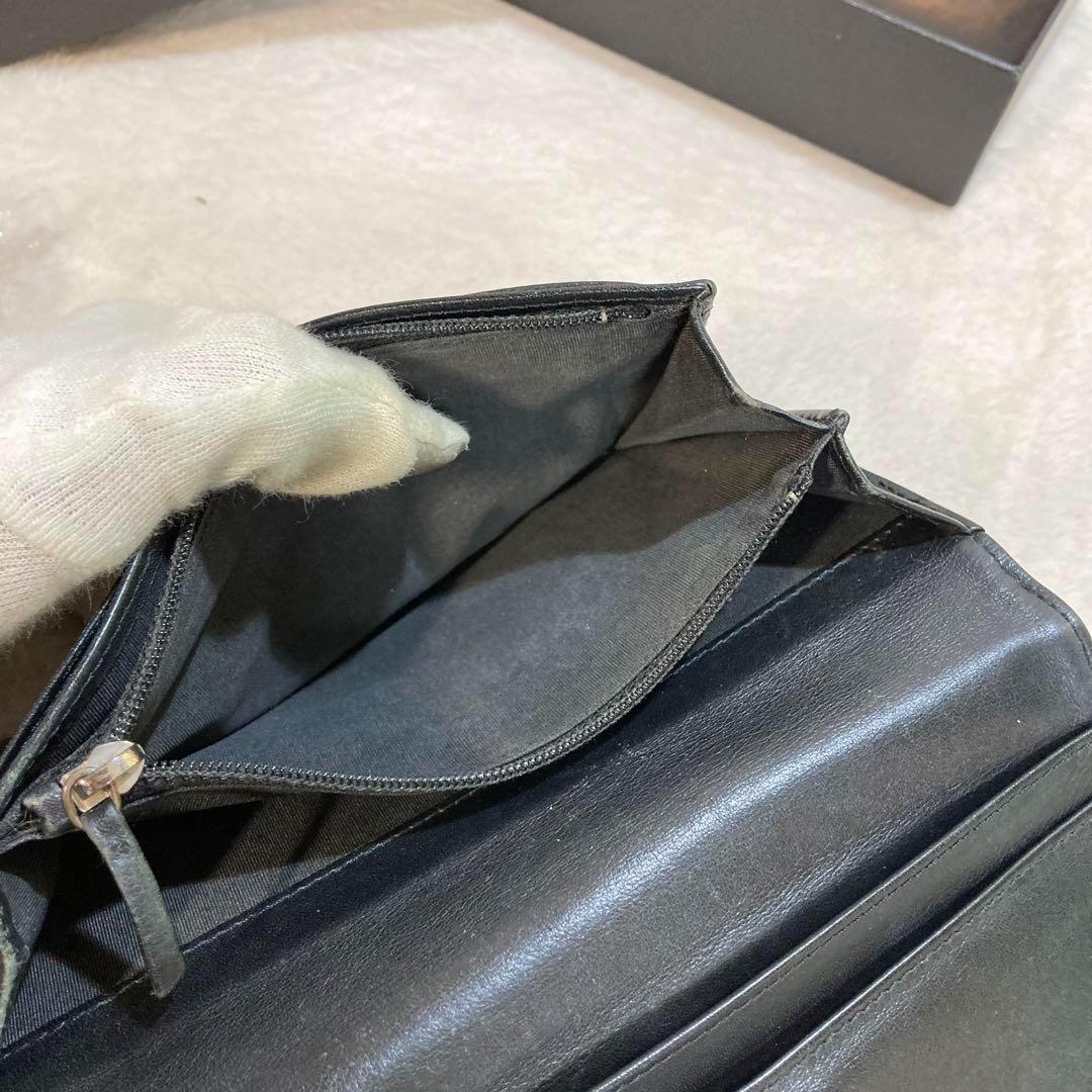 ！美品！　CHANEL シャネル　キャビアスキン　長財布