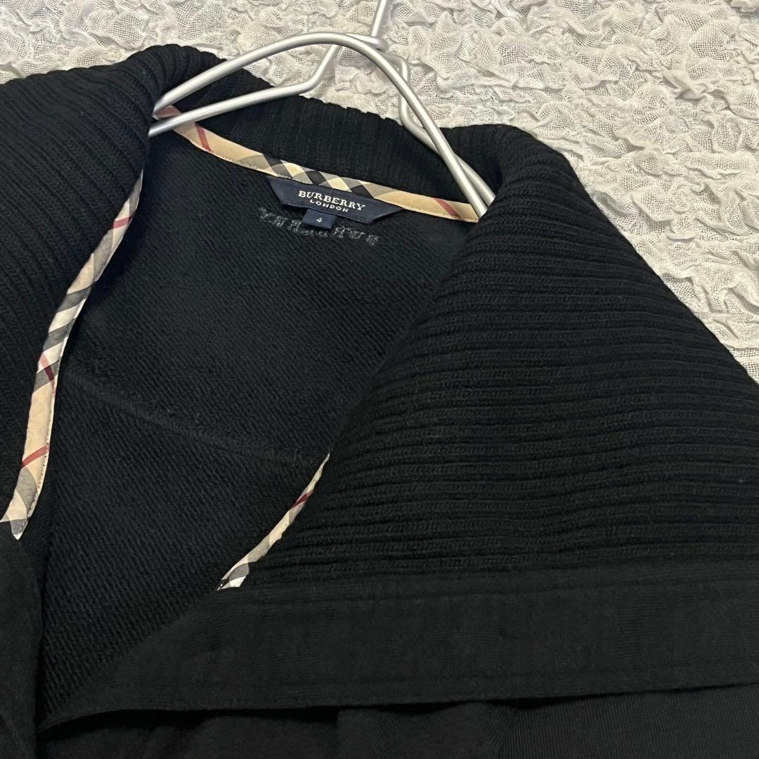 BURBERRY バーバリーロンドン スウェット ブルゾン 黒 ジャケット