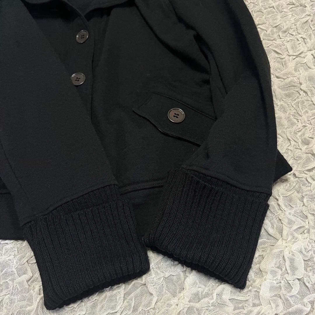 BURBERRY バーバリーロンドン スウェット ブルゾン 黒 ジャケット