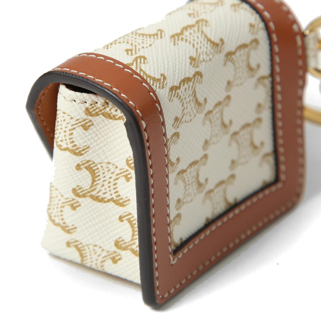 CELINE ミニ バーティカル カバ トリオンフ キャンバス エアポッズケース