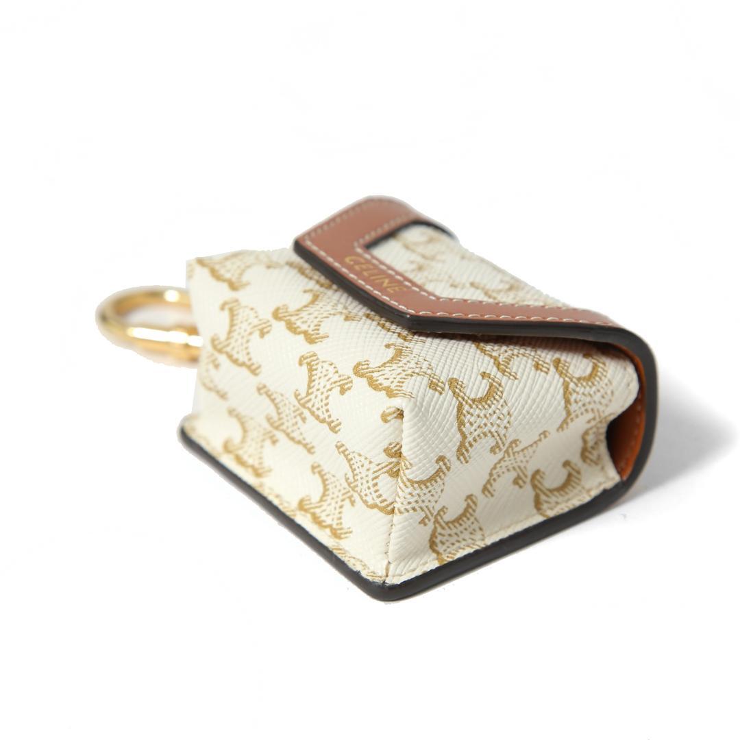 CELINE ミニ バーティカル カバ トリオンフ キャンバス エアポッズケース