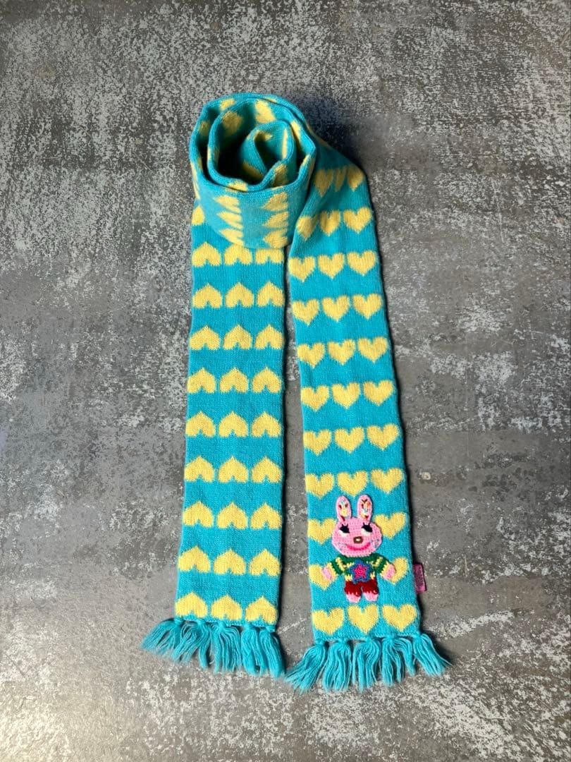 【たぷんたぷん様】 エンジェルブルー ニットマフラー　２つセット