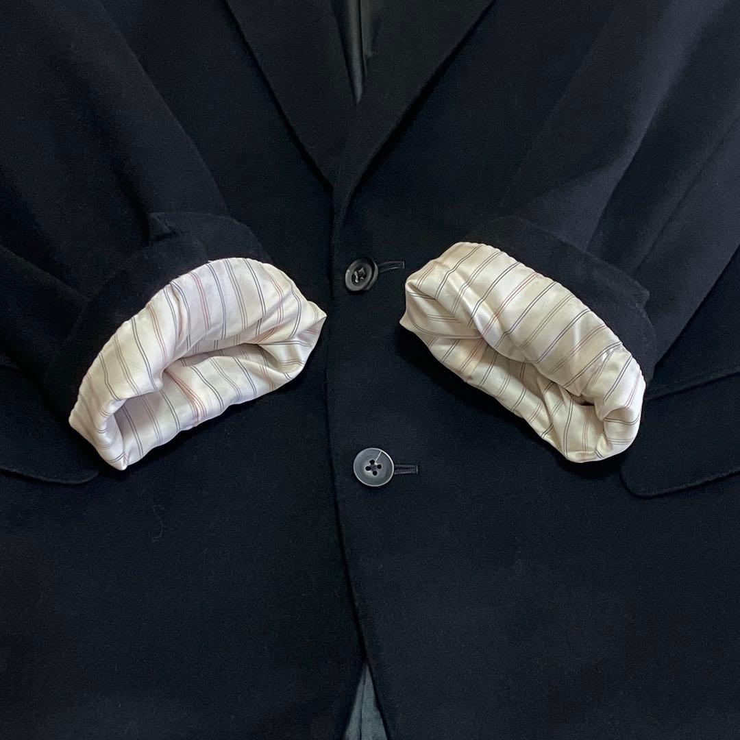 極美品 BURBERRY LONDON カシミヤ 100% ジャケット 黒