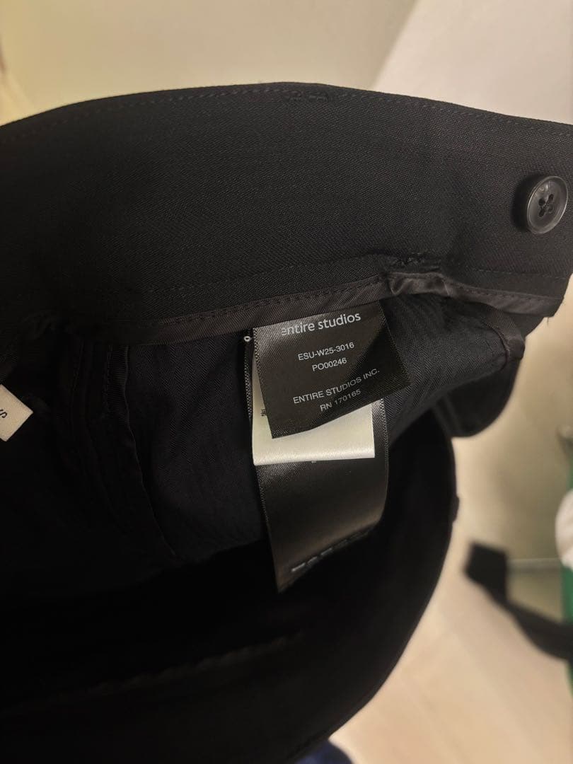 パンツ entire studios wide slacks