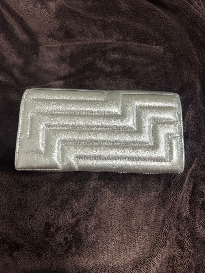 JIMMY CHOO 長財布 MARTINA シルバー レディース