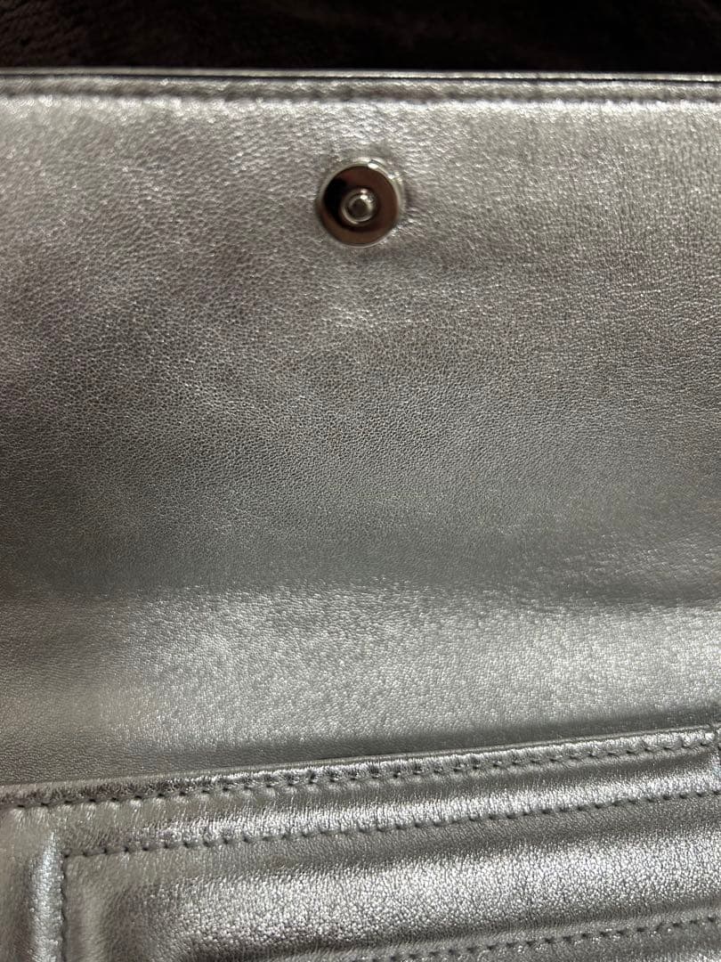 JIMMY CHOO 長財布 MARTINA シルバー レディース