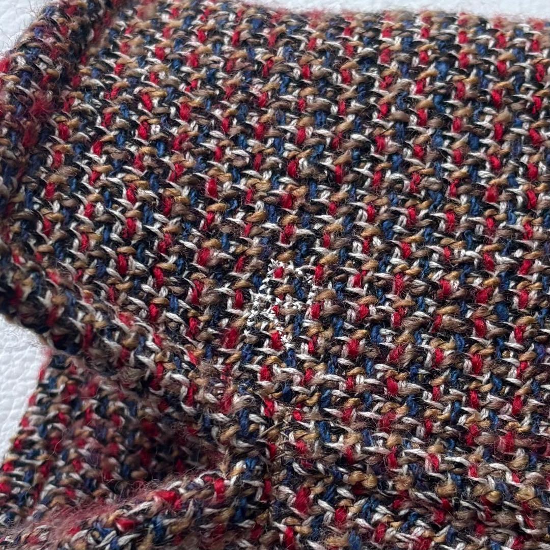 45R 色とりどりのミックスツイードジャケット　テーラードジャケット　サイズ1