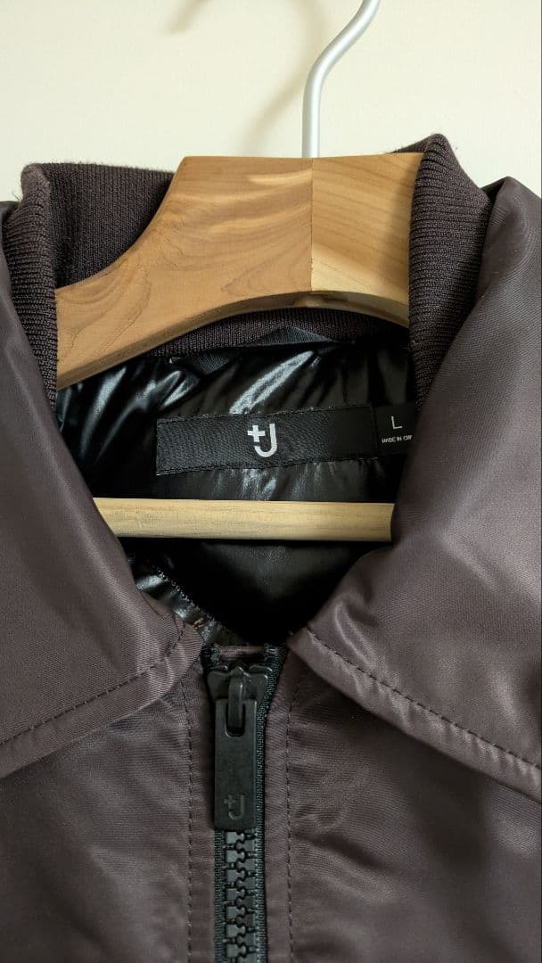 ダウンオーバーサイズリブブルゾン ＋j ユニクロ Lサイズ