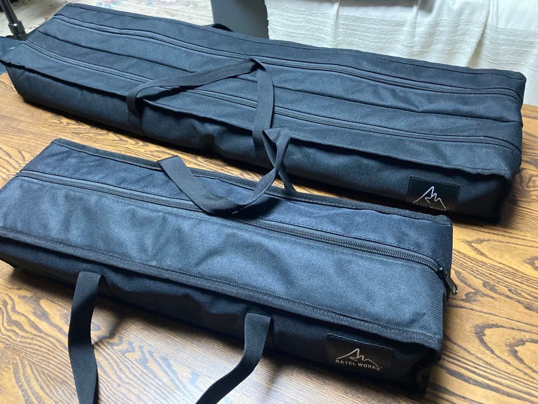 ラーテルワークス　ウッドパネルテーブル+エクステンションユニット　セット