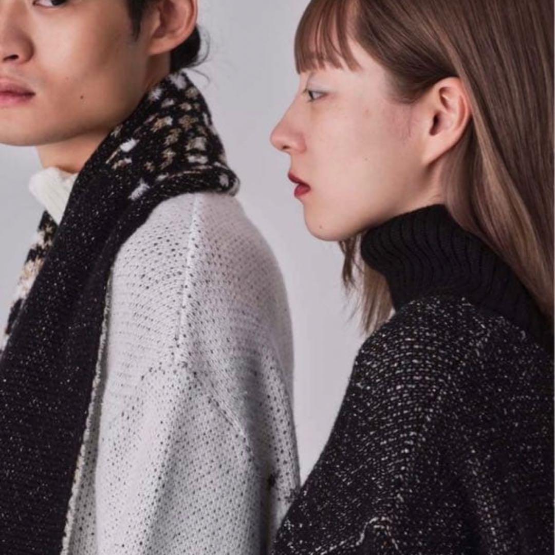 tunica 雷鳥 ニット マフラー Raicho Jacquard Scarf