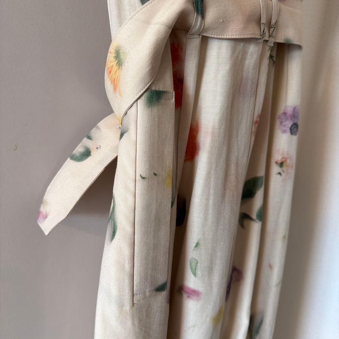 AKIRANAKA 花柄シャツドレス サイズ1