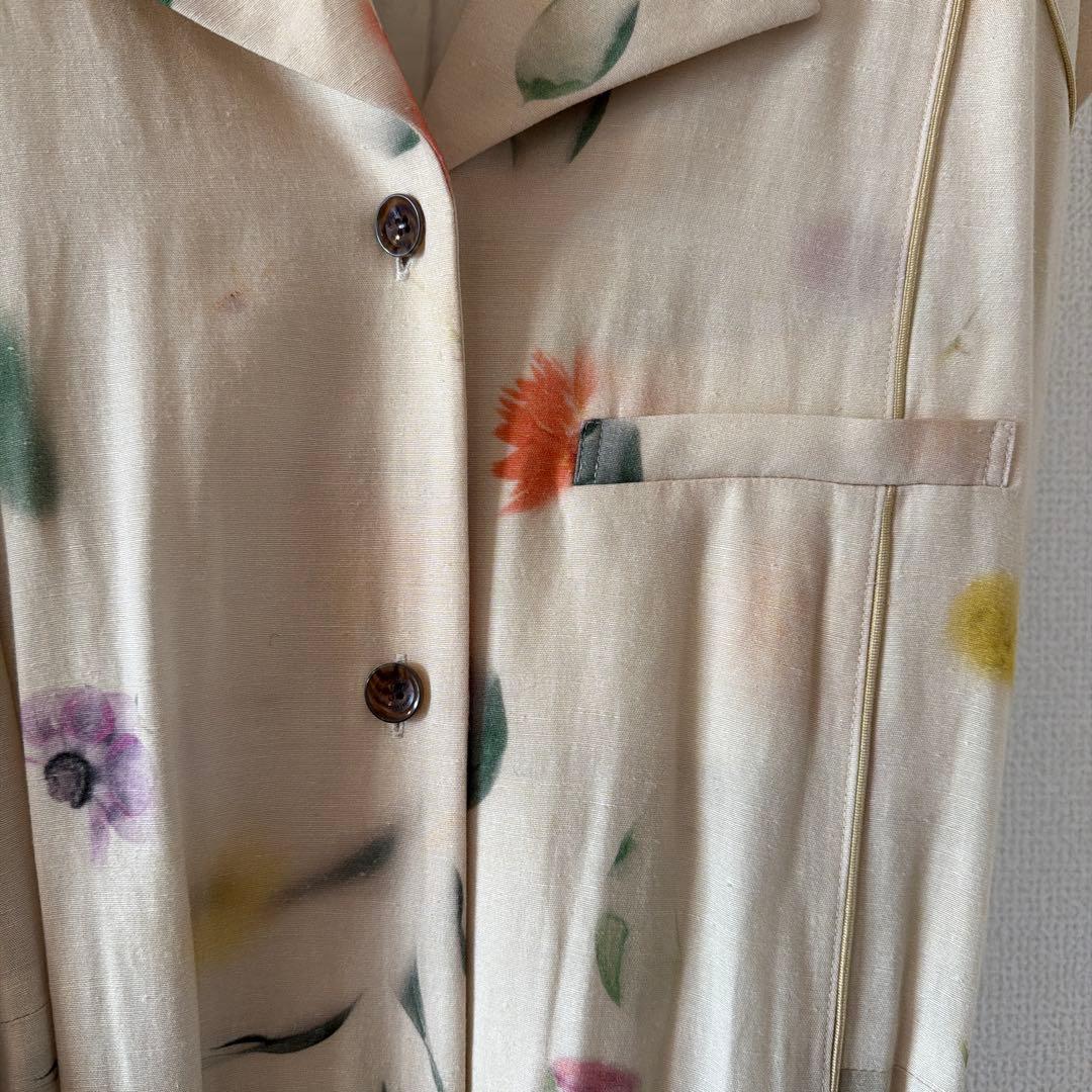 AKIRANAKA 花柄シャツドレス サイズ1