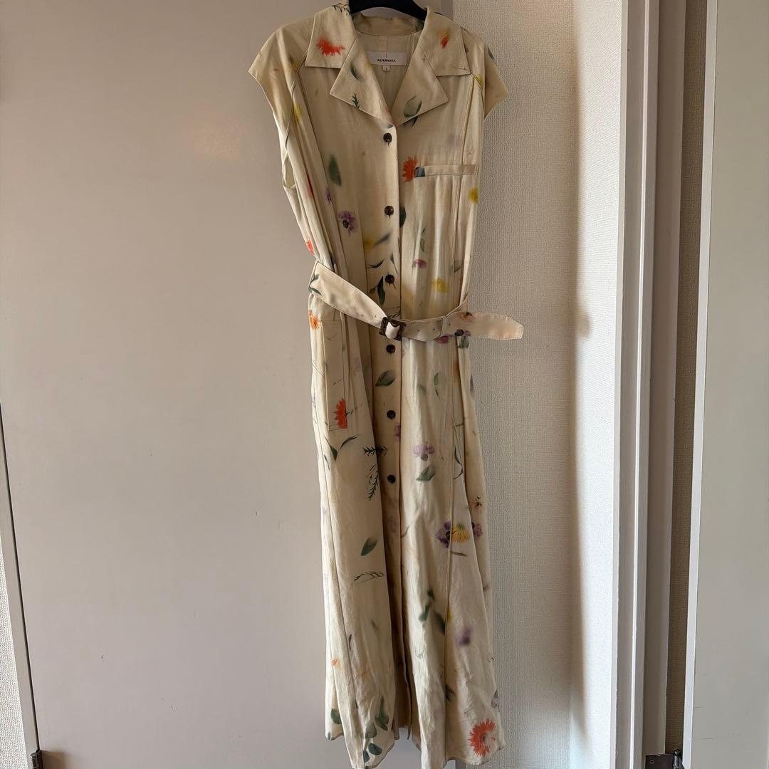 AKIRANAKA 花柄シャツドレス サイズ1