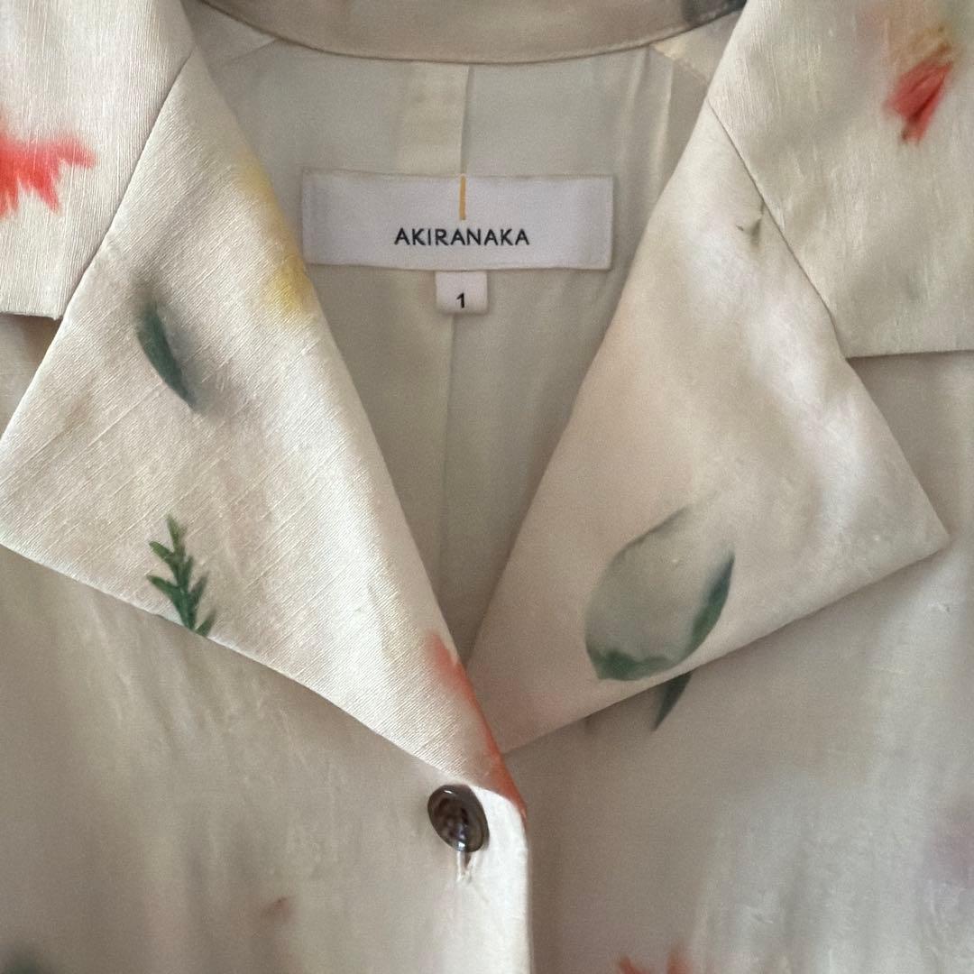 AKIRANAKA 花柄シャツドレス サイズ1