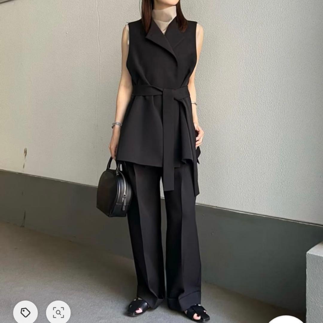 人気 2024 マルゥユナイテッドアローズ ウエストベルトジレ ブラウン