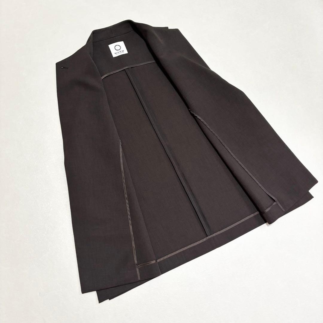 人気 2024 マルゥユナイテッドアローズ ウエストベルトジレ ブラウン