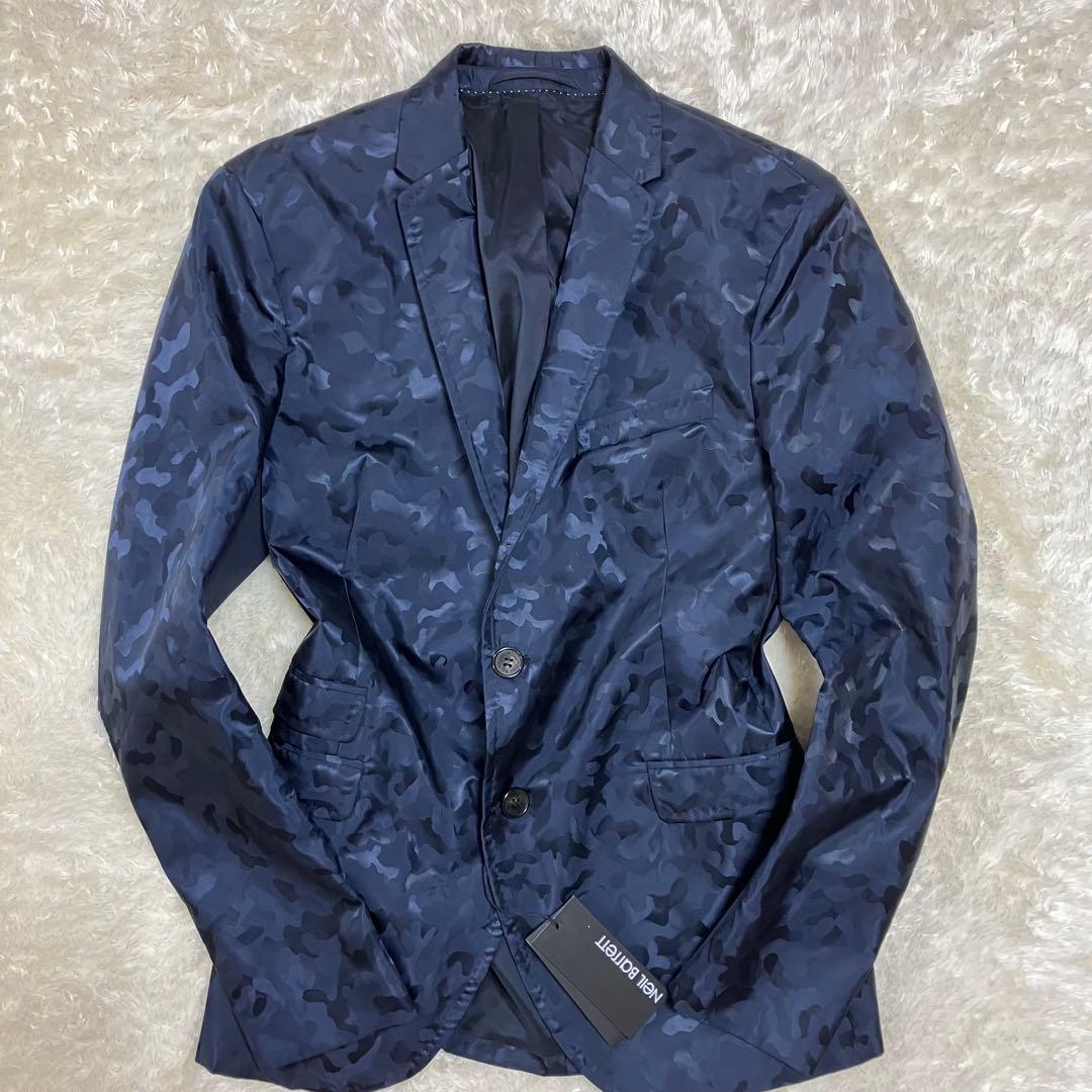 【ST様】ニールバレット　テーラードジャケット　カモフラ　ナイロン