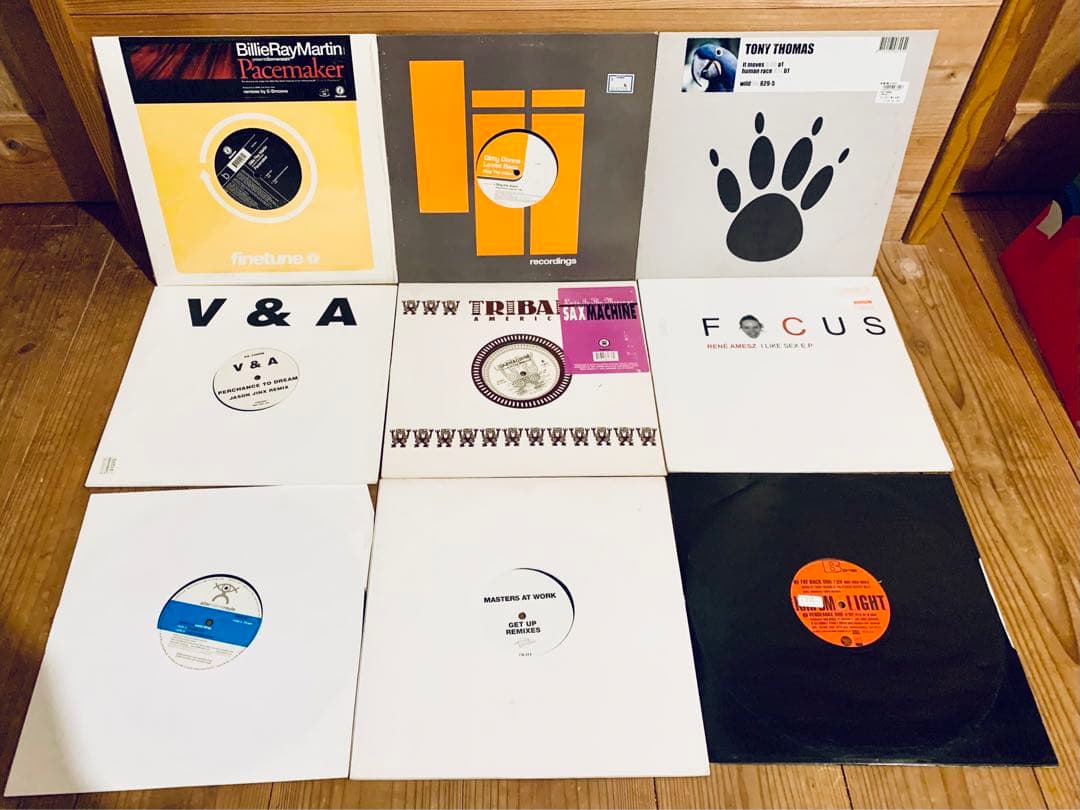 Techno, house, trance , レコード、55枚セット