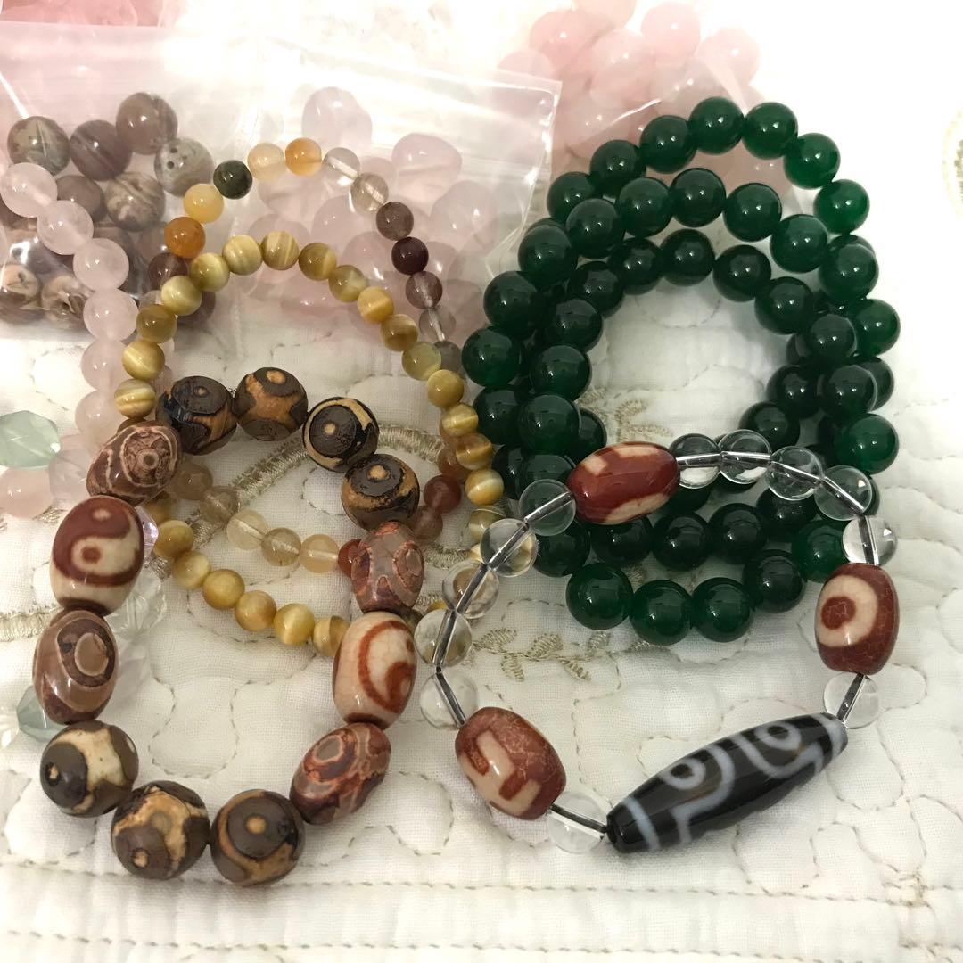 まとめ売り　パワーストーン　パーツ　ブレスレット　さざれ　水晶　4,795g