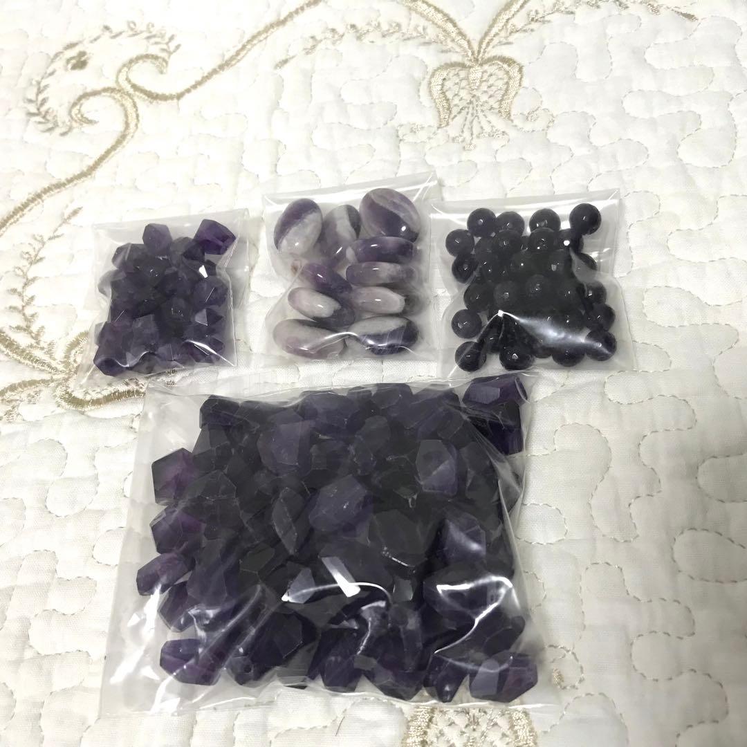 まとめ売り　パワーストーン　パーツ　ブレスレット　さざれ　水晶　4,795g