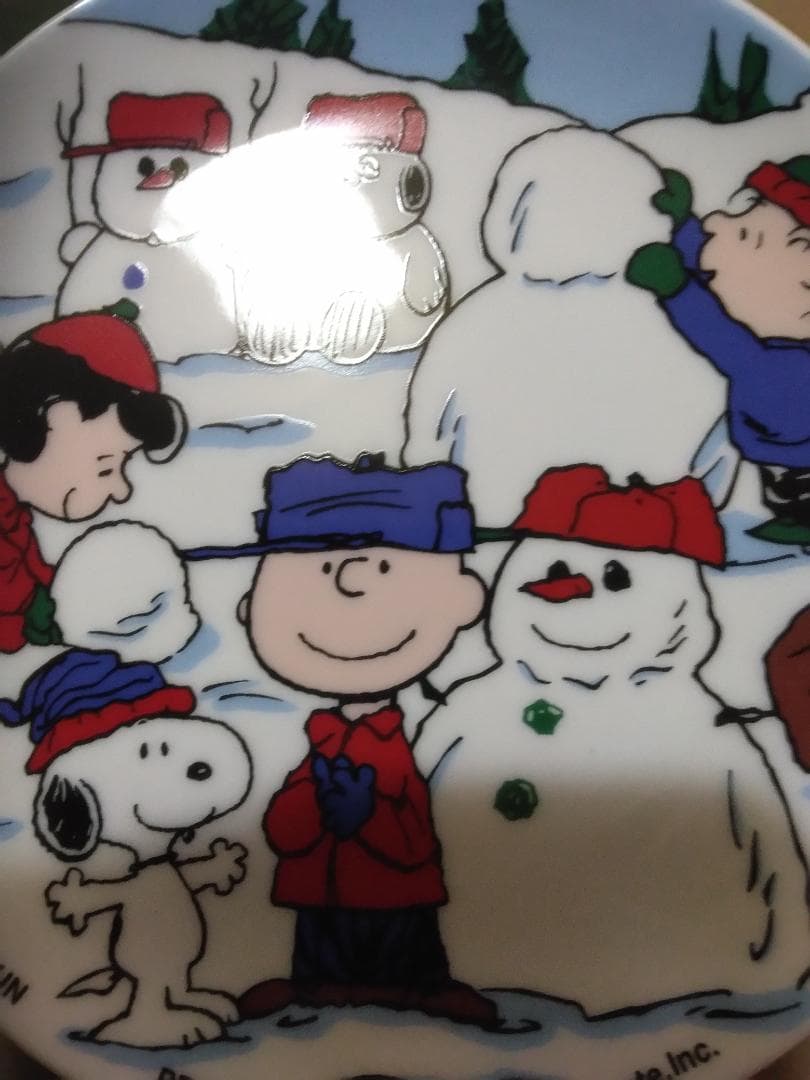 スヌーピー 陶器皿 4枚セット