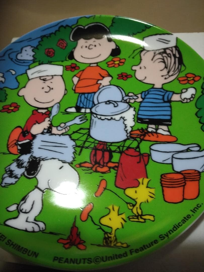 スヌーピー 陶器皿 4枚セット